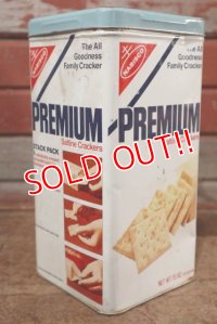 dp-200701-52 Nabisco / Premium Saltine Crackers 1970's Tin Can