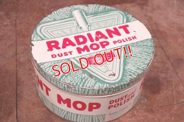 画像1: dp-200701-53 RADIANT Dust Mop Polish / Vintage Tin Can