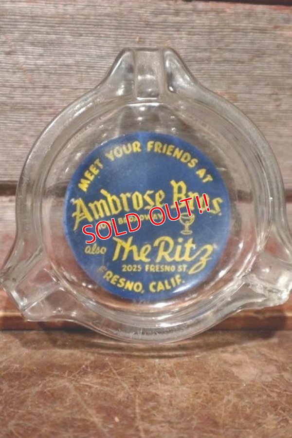 画像1: dp-200801-13 Ambrose Bros. The Ritz / Vintage Ashtray