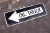 画像1: dp-200701-18 Road sign "OIL TRUCK" (1)
