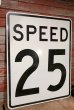 画像1: dp-200701-17 Road sign "SPEED 25" (1)