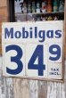 画像1: dp-200701-27 Mobilgas / 1950's Gas Station Price Sign (1)