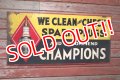 dp-200801-09 CHAMPION SPARK PLUGS / 1930's Metal Sign