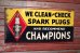 画像1: dp-200801-09 CHAMPION SPARK PLUGS / 1930's Metal Sign (1)