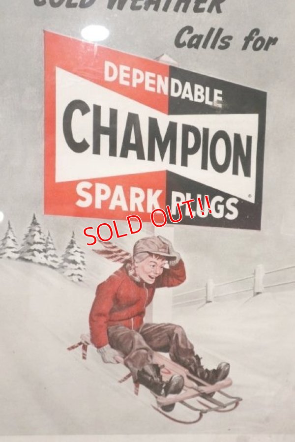 画像2: dp-200701-56 CHAMPION SPARK PLUGS / 1940's Advertisment