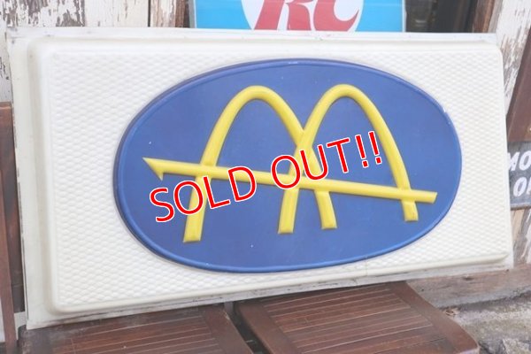 画像1: dp-200801-04 McDonald's / 1960's Store Sign