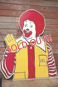 ct-208001-11 McDonald's / Ronald McDonald 1990's Bust-up Sign