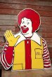 画像1: ct-208001-11 McDonald's / Ronald McDonald 1990's Bust-up Sign (1)