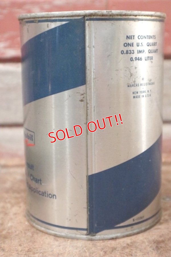画像2: dp-200801-30 Mobilfluid / 1950's〜One U.S.Quart Oil Can