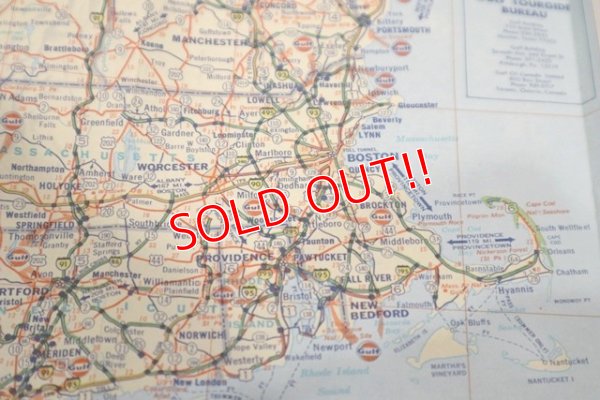 画像9: dp-200801-15 Gulf / 1974 Tourguide Map "Eastern United States"