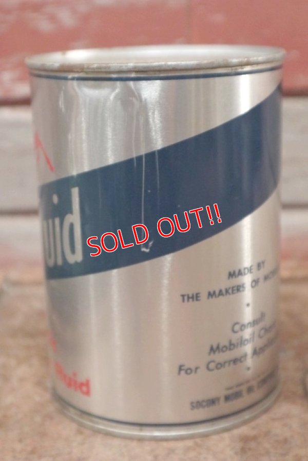 画像4: dp-200801-30 Mobilfluid / 1950's〜One U.S.Quart Oil Can