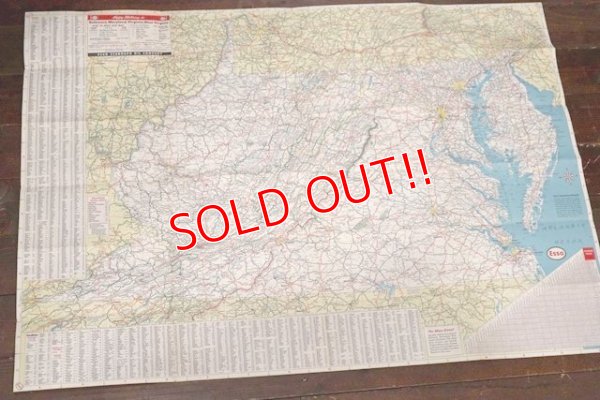 画像3: dp-200801-16 Esso / 1953 Road Map "Delaware,Maryland,Virginia,West Virginia"