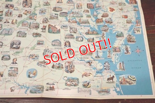 画像7: dp-200801-16 Esso / 1953 Road Map "Delaware,Maryland,Virginia,West Virginia"