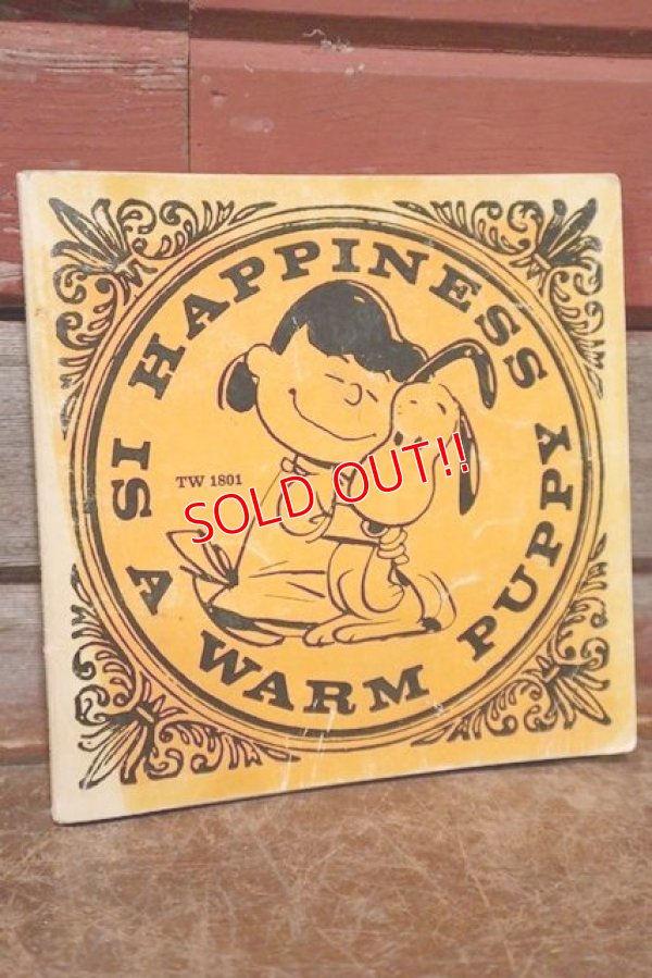 画像1: ct-200701-12 HAPPINESS IS A WARM PUPPY / 1970's Book
