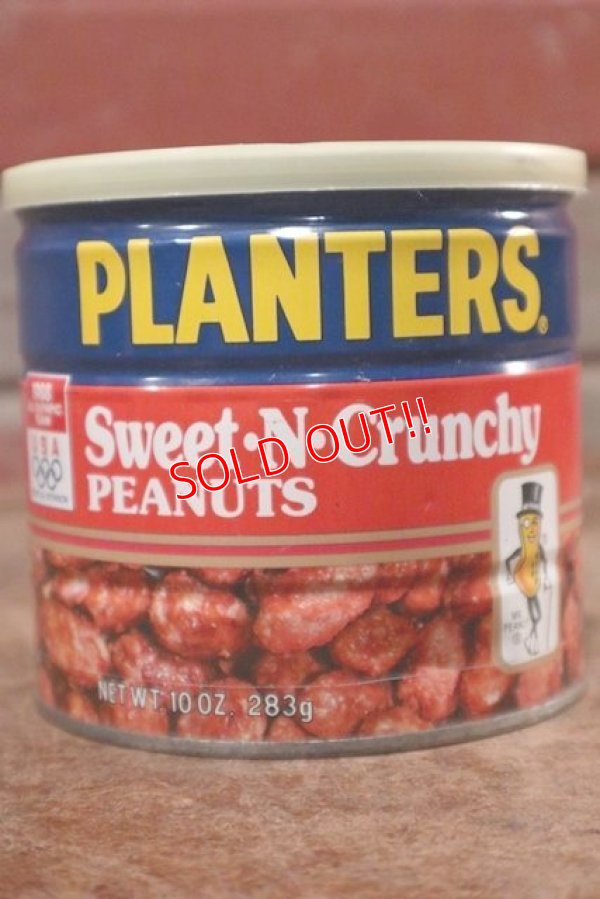 画像1: ct-208001-19 PLANTERS / MR.PEANUT 1980's Sweet・N・Crunchy Peanut Can