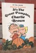 画像1: ct-200701-13 It's The Great Pumpkin, Charlie Brown / 1970's Book (1)