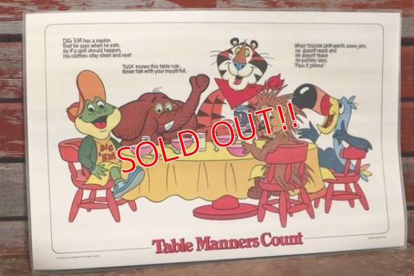 画像5: ct-208001-22 Kellogg's / 1980's Cereal Character Place Mat