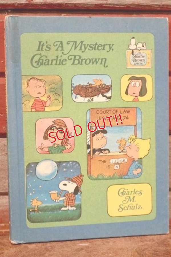 画像1: ct-200701-11 It's A Mystery, Charlie Brown / 1970's Picture Book