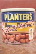 ct-208001-20 PLANTERS / MR.PEANUT 1980's Honey Roasted Peanut Can