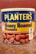 画像1: ct-208001-20 PLANTERS / MR.PEANUT 1980's Honey Roasted Peanut Can (1)