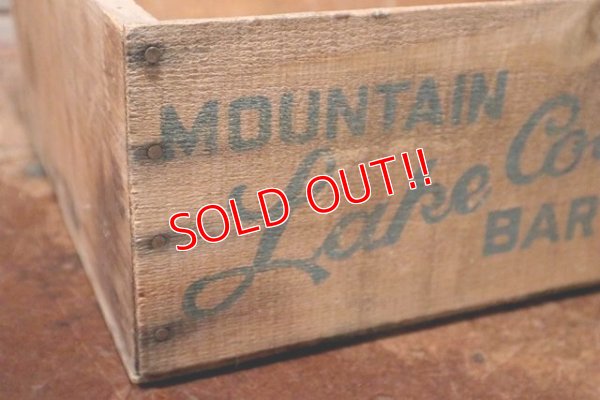 画像8: dp-200701-59 Mountain Lake Country Bartlett / Vintage Wood Box