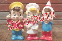 ct-200901-31 Kellogg's / Pop! Snap! Crackle! 1970's Soft Vinyl Doll Set
