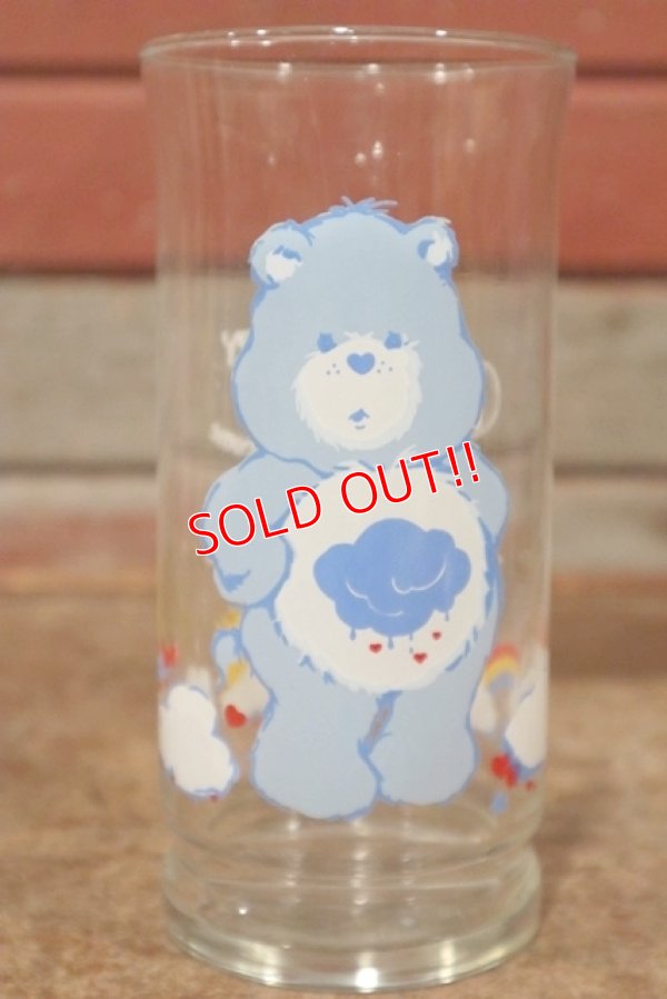 画像1: gs-200901-05 Care Bears / 1983 Pizza Hut "Grumpy Bear" Glass