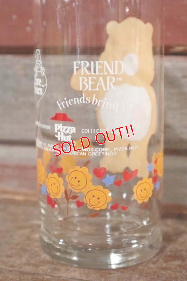 画像3: gs-200901-07 Care Bears / 1983 Pizza Hut "Friend Bear" Glass