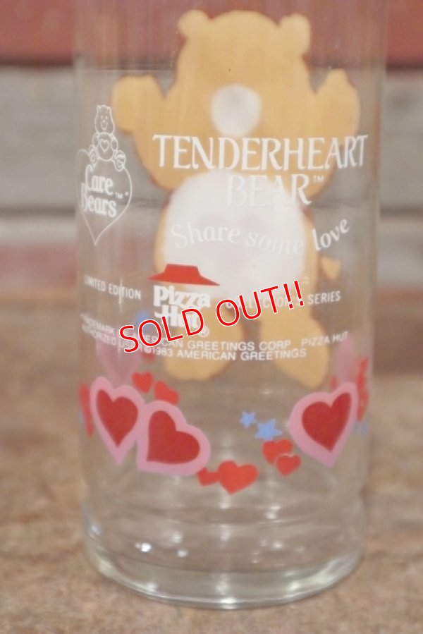 画像3: gs-200901-03 Care Bears / 1983 Pizza Hut "Tenderheart Bear" Glass