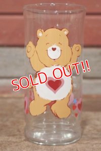 gs-200901-03 Care Bears / 1983 Pizza Hut "Tenderheart Bear" Glass