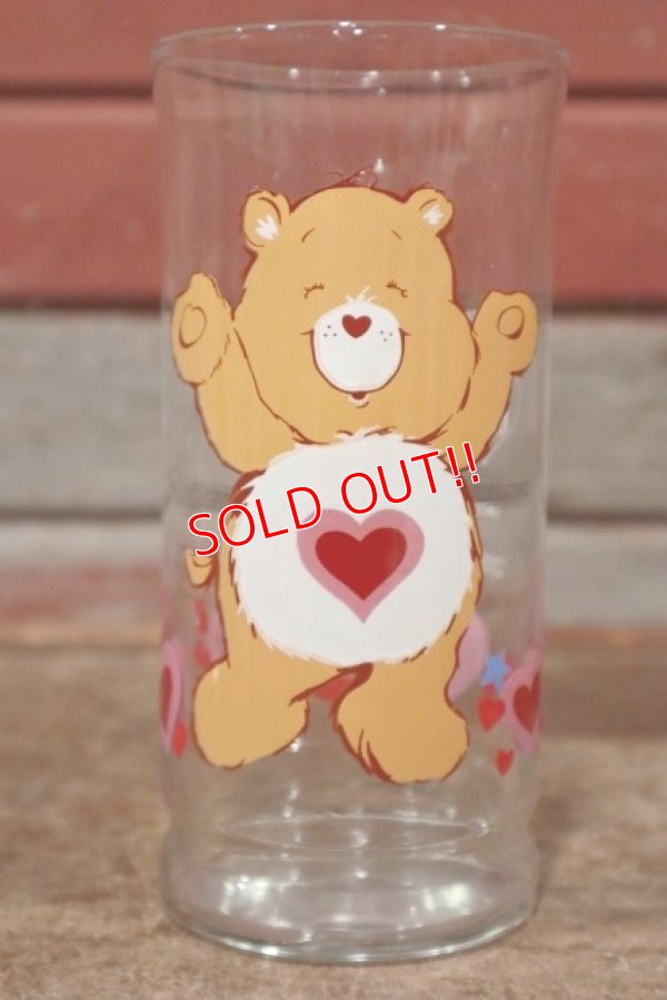 画像1: gs-200901-03 Care Bears / 1983 Pizza Hut "Tenderheart Bear" Glass