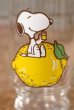 画像2: gs-200901-02 Snoopy / Anchor Hocking 1970's mini Glass "Lemon" (2)