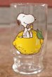 画像1: gs-200901-02 Snoopy / Anchor Hocking 1970's mini Glass "Lemon" (1)