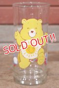 gs-200901-04 Care Bears / 1983 Pizza Hut "Funshine Bear" Glass