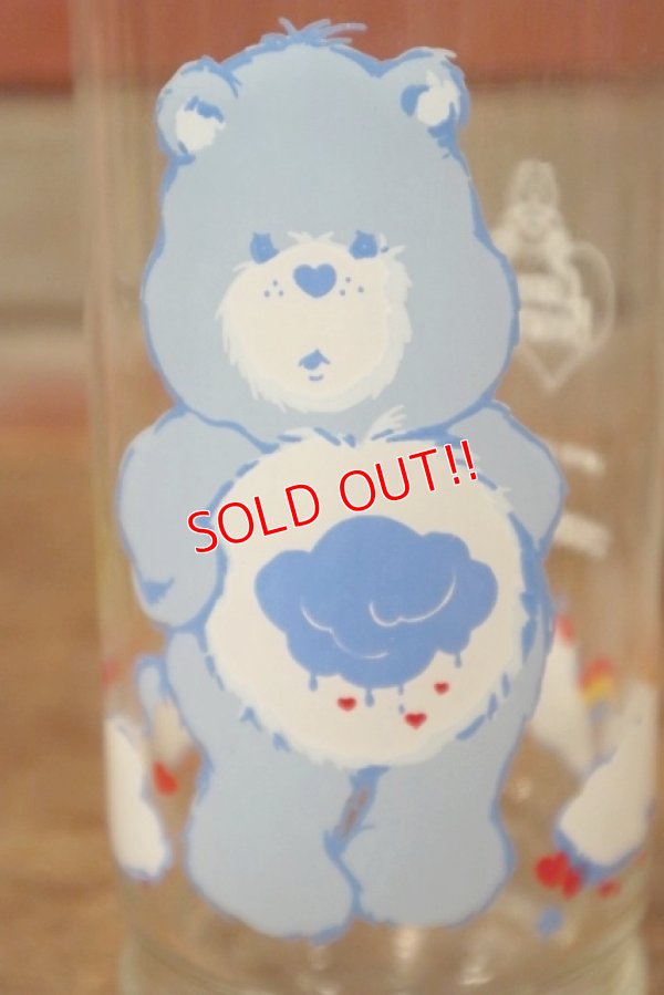 画像2: gs-200901-05 Care Bears / 1983 Pizza Hut "Grumpy Bear" Glass