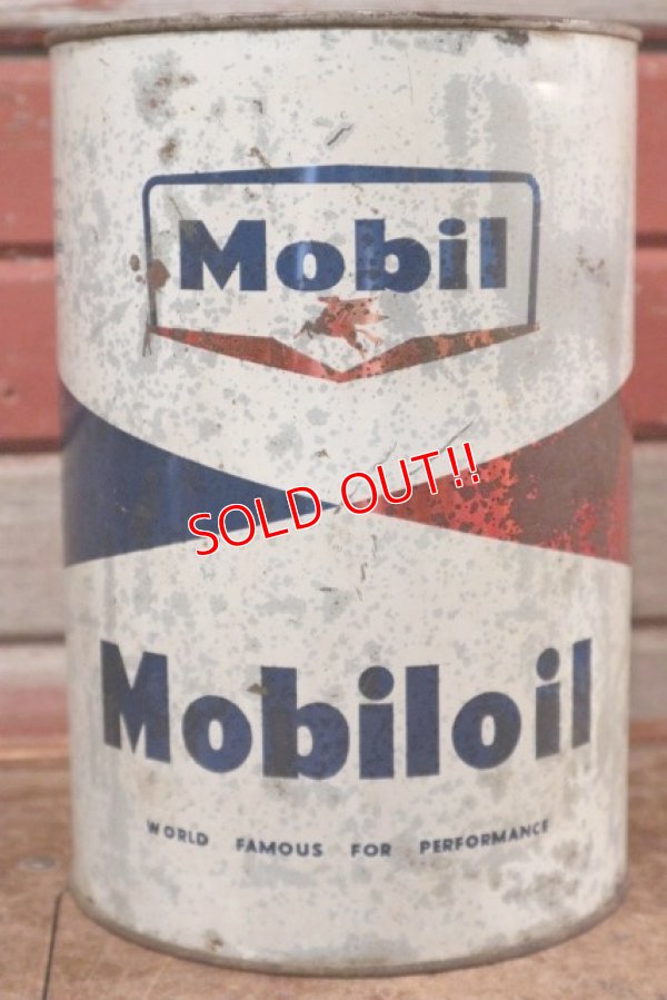 画像1: dp-200901-35 Mobil / Mobiloil 4 Liters Oil Can