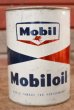 画像1: dp-200901-33 Mobil / Mobiloil One U.S.Quart Oil Can (1)