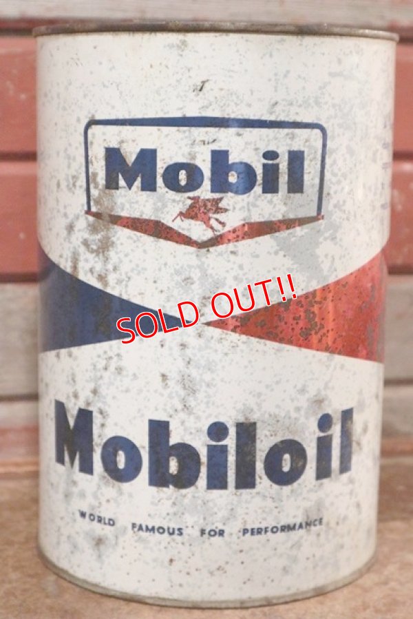 画像2: dp-200901-35 Mobil / Mobiloil 4 Liters Oil Can