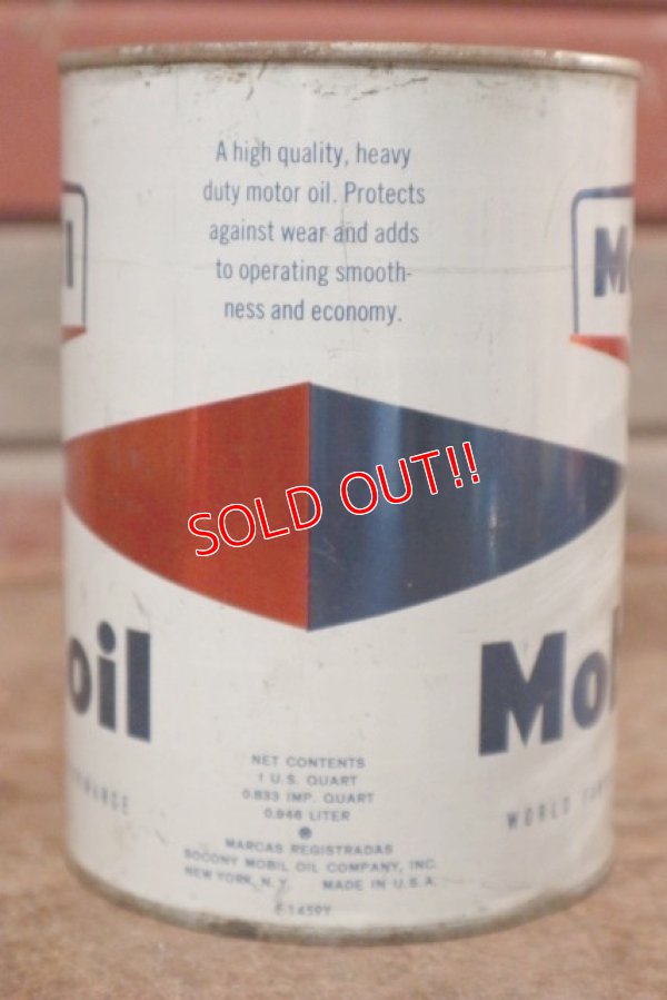 画像3: dp-200901-33 Mobil / Mobiloil One U.S.Quart Oil Can