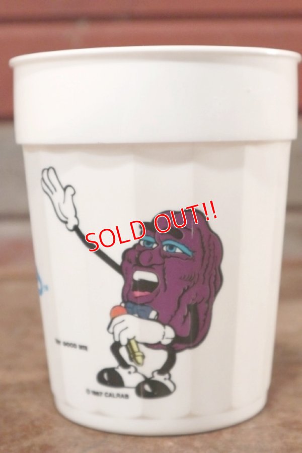 画像1: ct-200901-01 California Raisins / 1987 Plastic Cup "Tiny Good Bite"