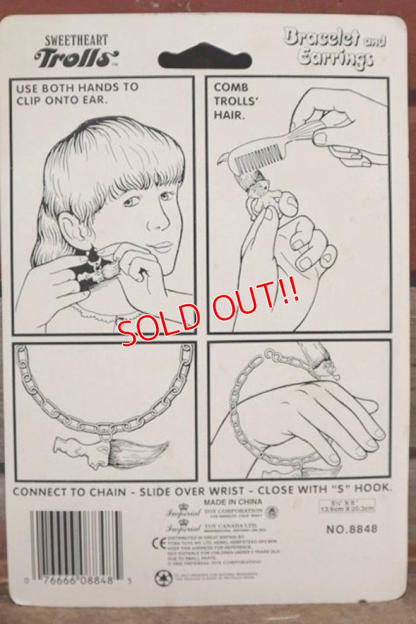 画像6: ct-200901-37 Trolls / Imperial 1990's Bracelet and Earrings
