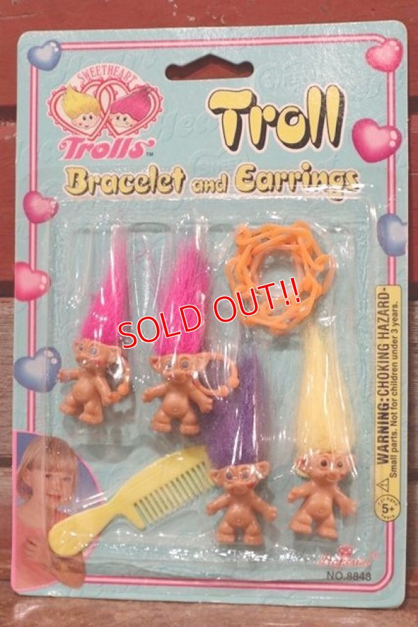 画像1: ct-200901-37 Trolls / Imperial 1990's Bracelet and Earrings