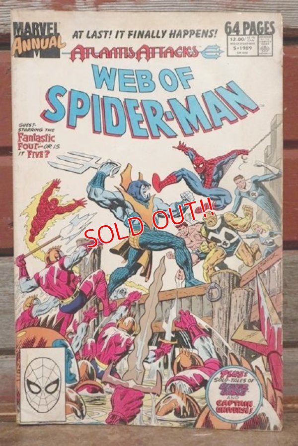 画像1: ct-190701-10 WEB OF SPIDER-MAN / 1989 Comic