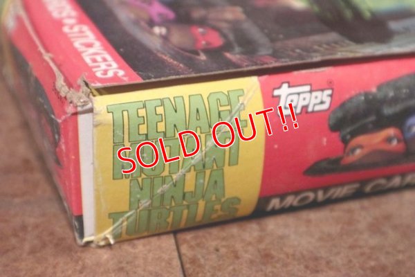 画像8: ct-200901-29 TEENAGE MUTANT NINJA TURTLES / Topps 1990 Trading Card Box