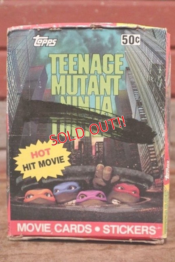 画像1: ct-200901-29 TEENAGE MUTANT NINJA TURTLES / Topps 1990 Trading Card Box