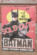 ct-200901-29 BATMAN / Topps 1989 Trading Card Box