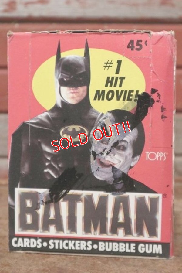 画像1: ct-200901-29 BATMAN / Topps 1989 Trading Card Box