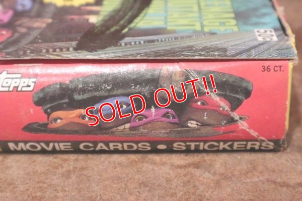 画像7: ct-200901-29 TEENAGE MUTANT NINJA TURTLES / Topps 1990 Trading Card Box