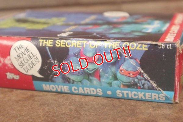 画像7: ct-200901-29 TEENAGE MUTANT NINJA TURTLES II / Topps 1991 Trading Card Box 