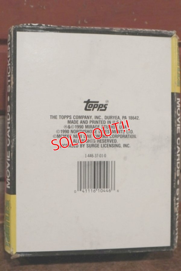 画像10: ct-200901-29 TEENAGE MUTANT NINJA TURTLES / Topps 1990 Trading Card Box